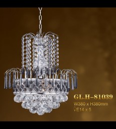 Lampu Gantung Kristal GLH-81039 W380 CH
